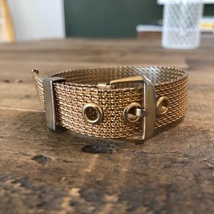 Belt-Buckle Woven Bracelet